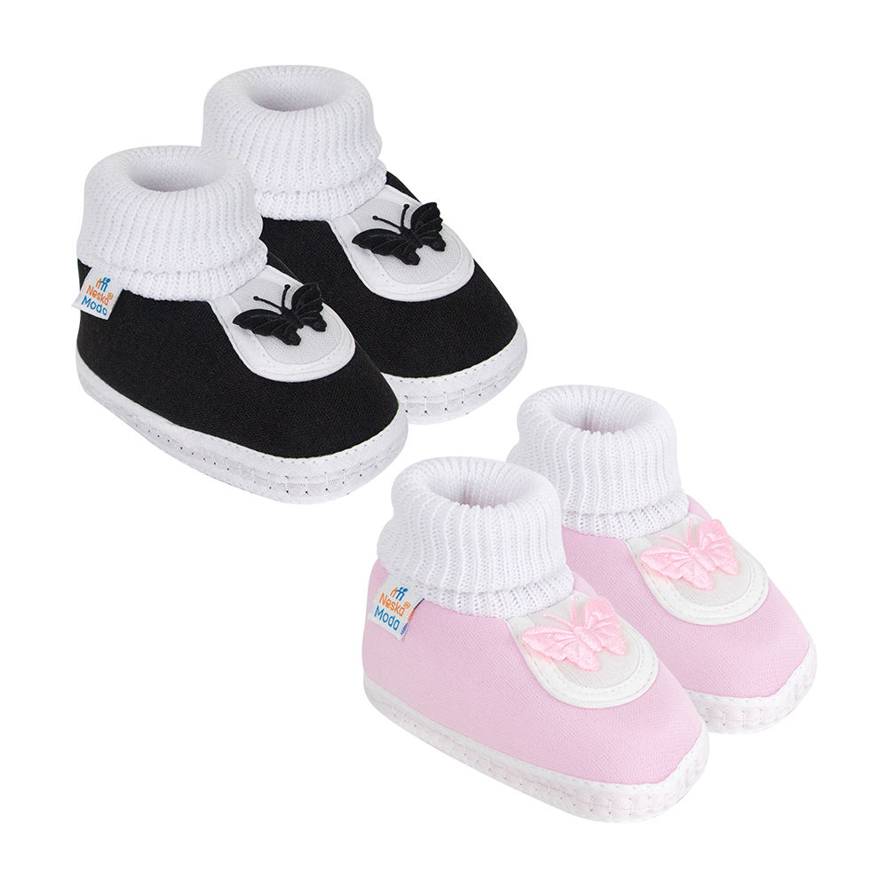 

neska moda presents cotton baby booties for your little champ