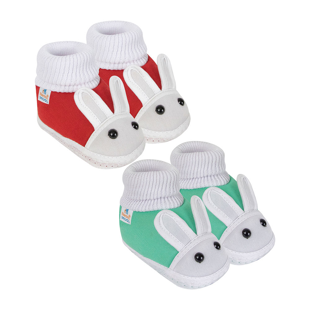 

neska moda presents cotton baby booties for your little champ