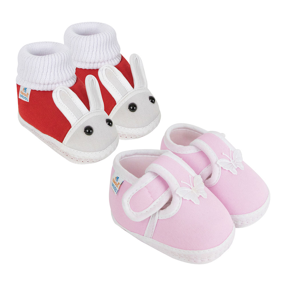 

neska moda presents soft baby booties for your little one