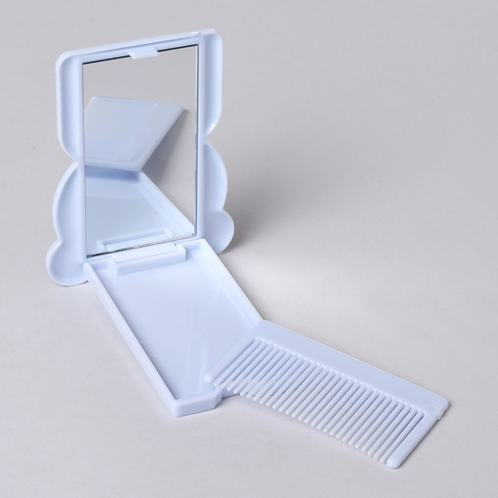 

happy bear shape mirror with comb
