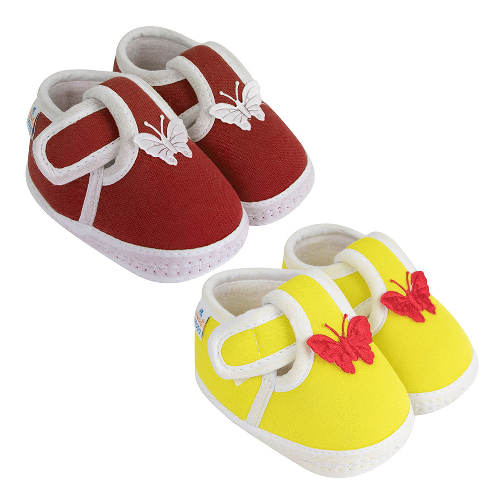 

neska moda presents cotton baby booties for your little champ