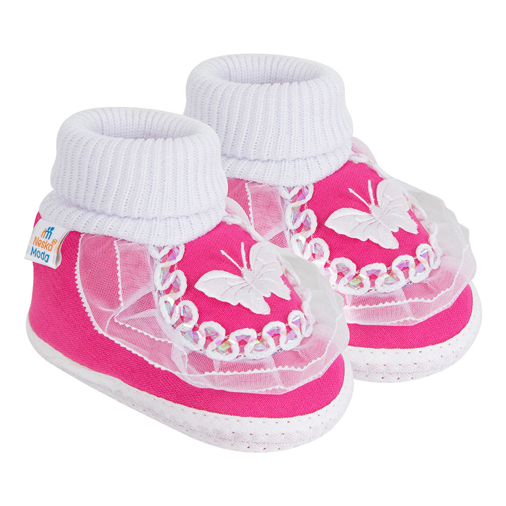 

neska moda presents soft baby booties for your little one