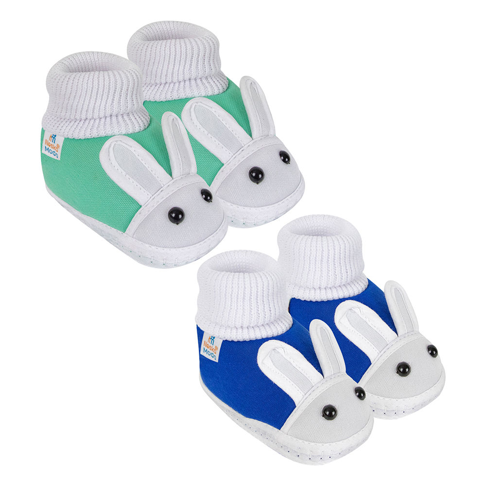 

neska moda presents cotton baby booties for your little champ