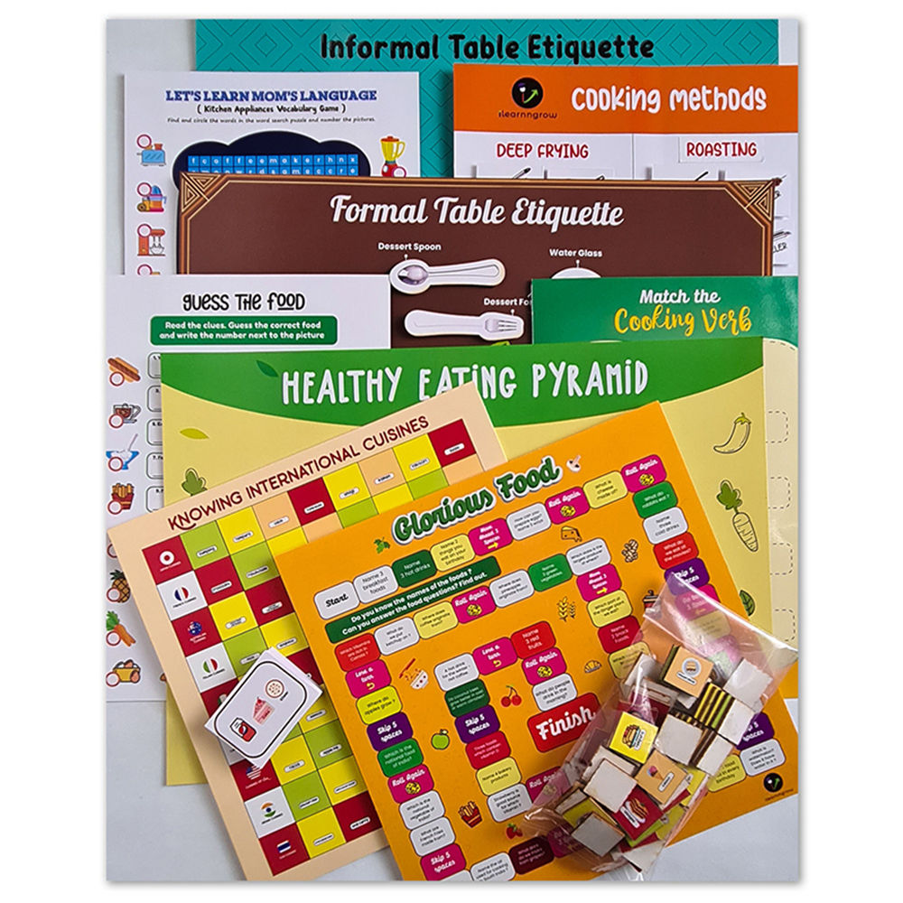 

learn via food consists of a whole package through which