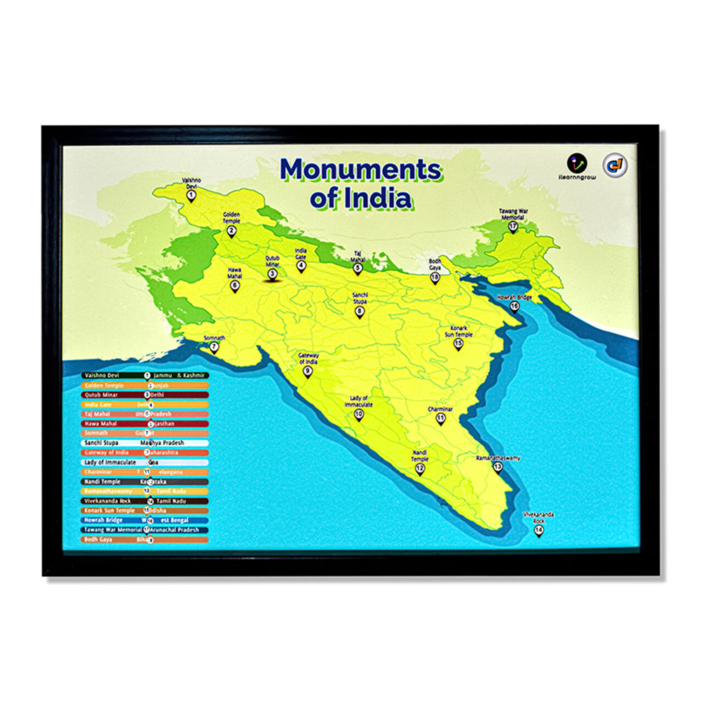 

this magnetic india fort map is a fun way for