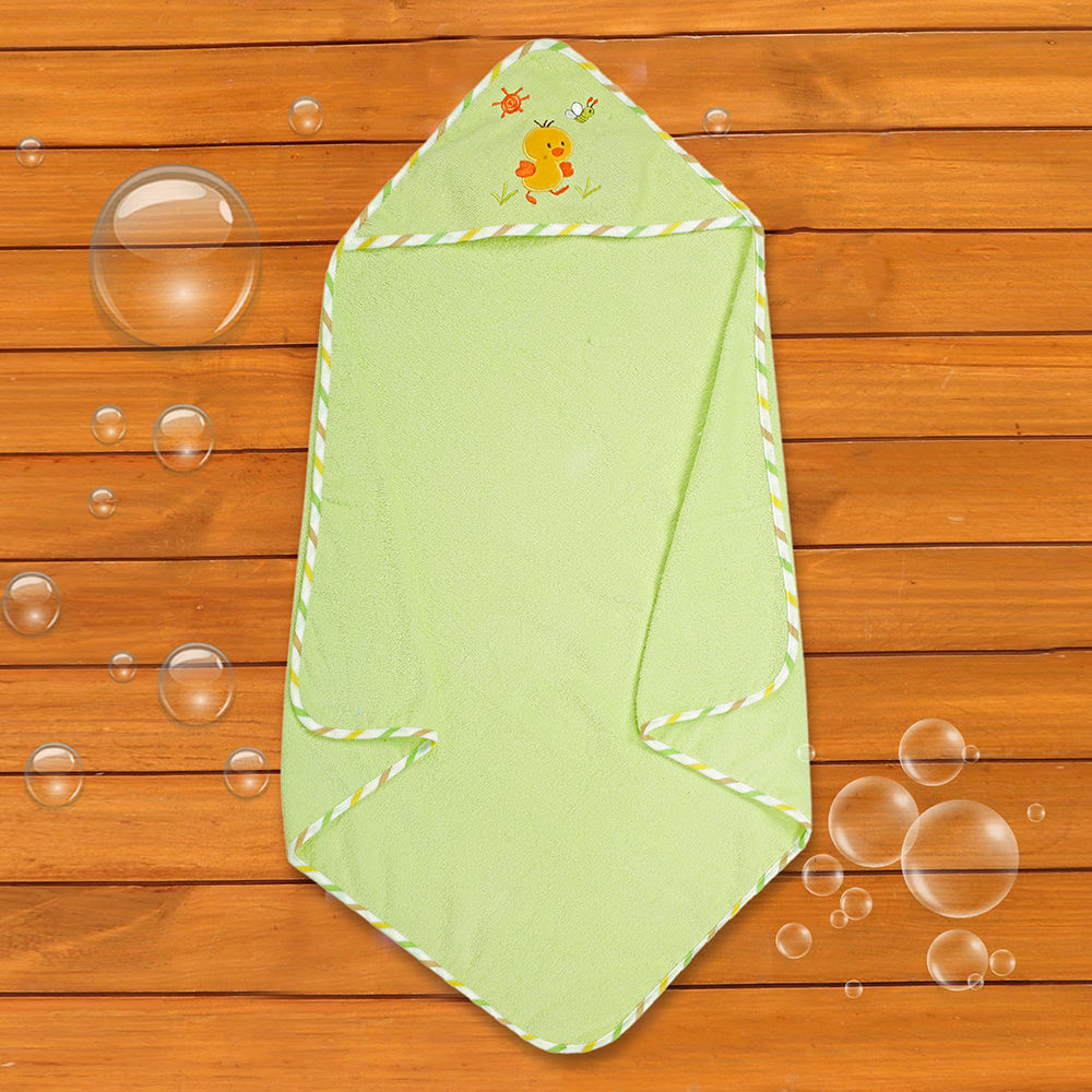 

our soft and cozy hooded towels remind your young star