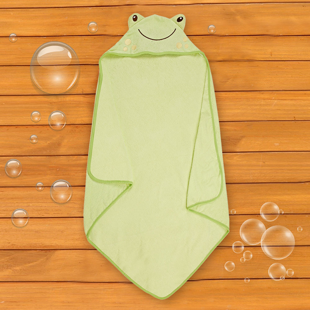 

our soft and cozy hooded towels remind your young star