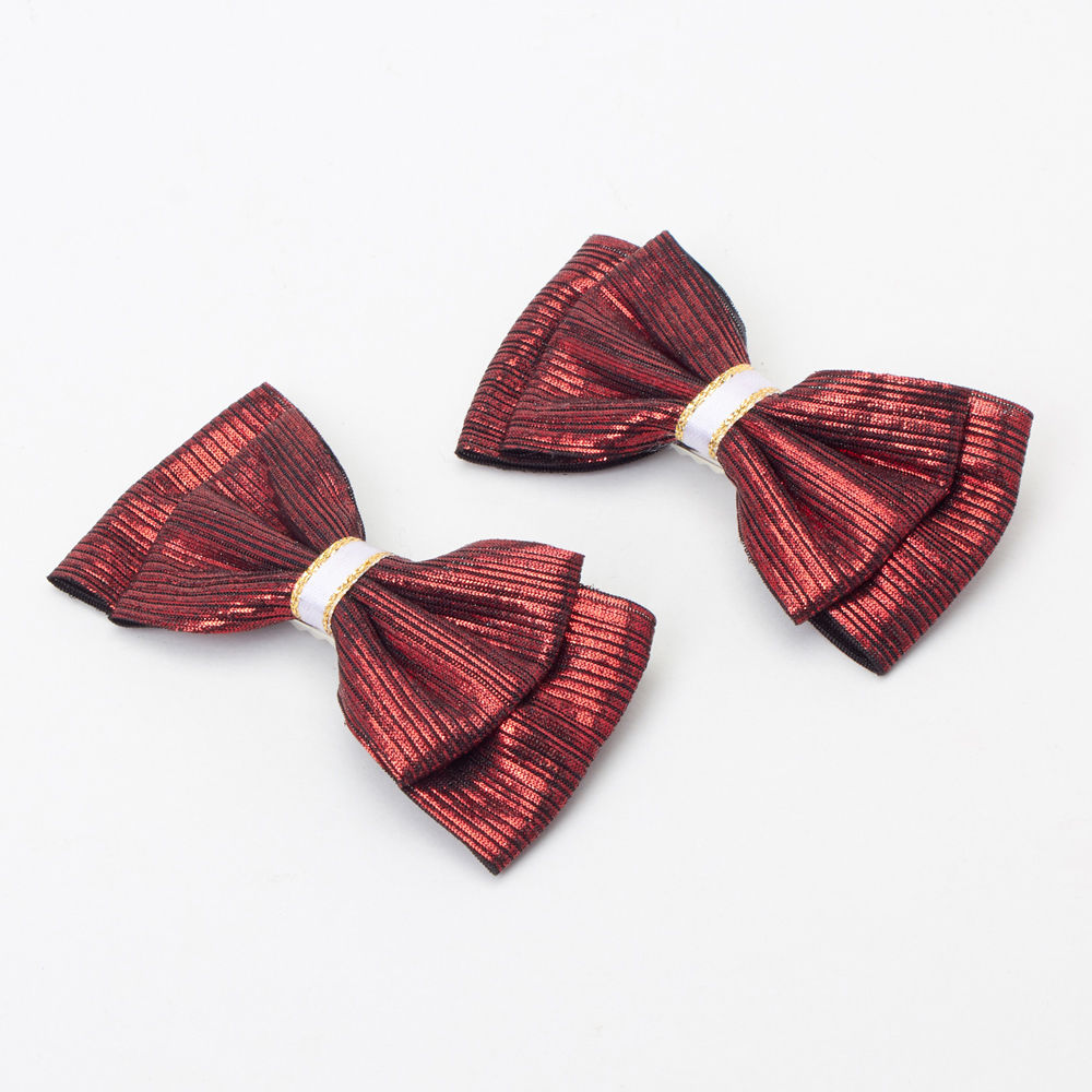 

shiny bow clips party wear everyday wear suits kids and