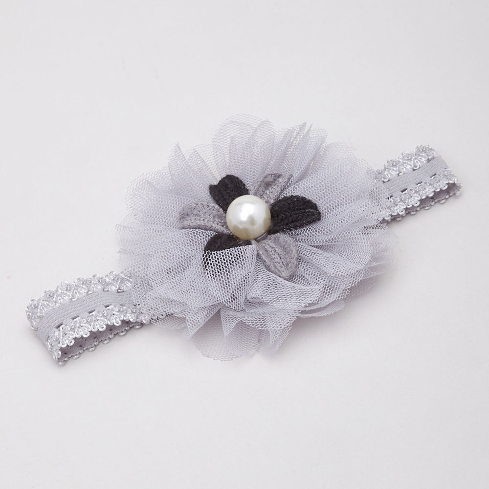 

lovey flower and tulle headband party wear everyday wear suits