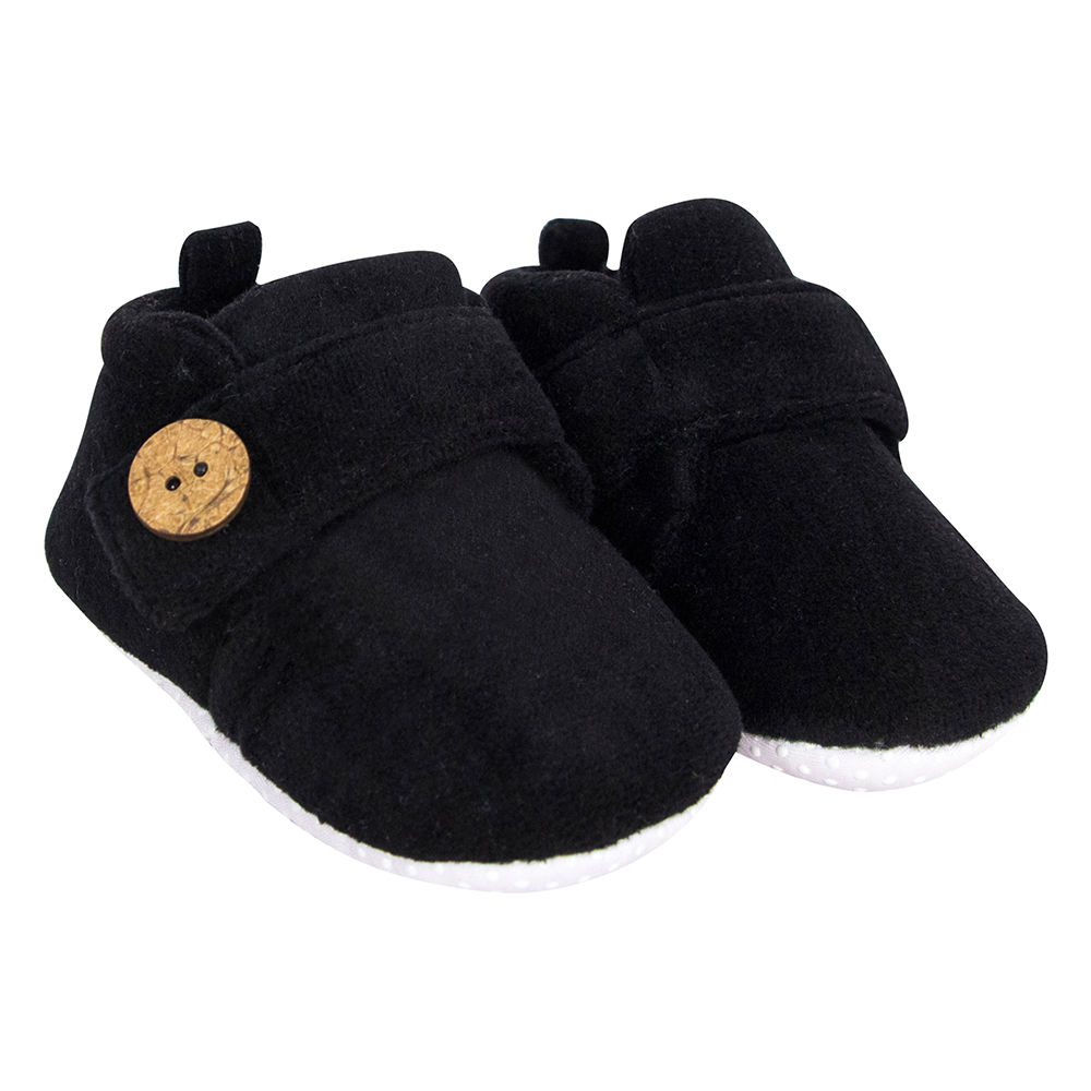 

neska moda premium black color fashion baby booties suitable for