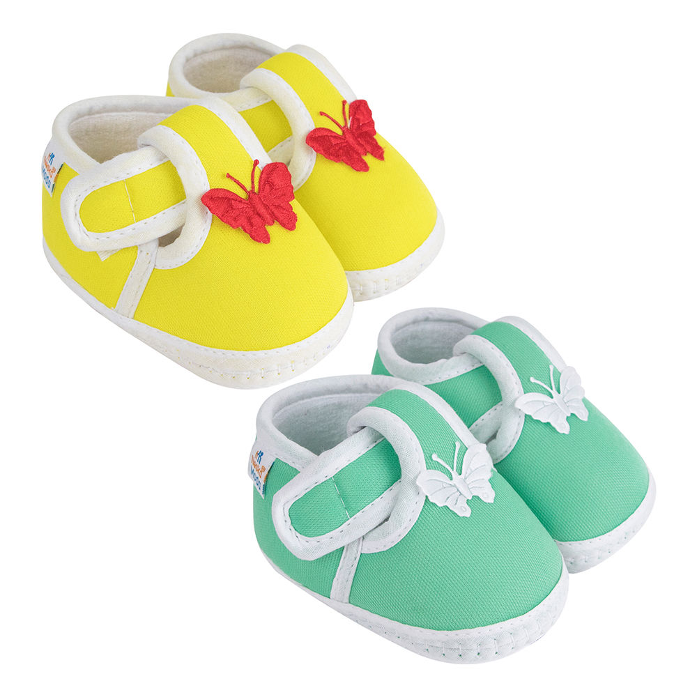 

neska moda presents cotton baby booties for your little champ