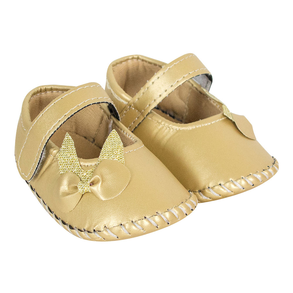 

neska moda presents synthetic leather gold color baby girls sandal