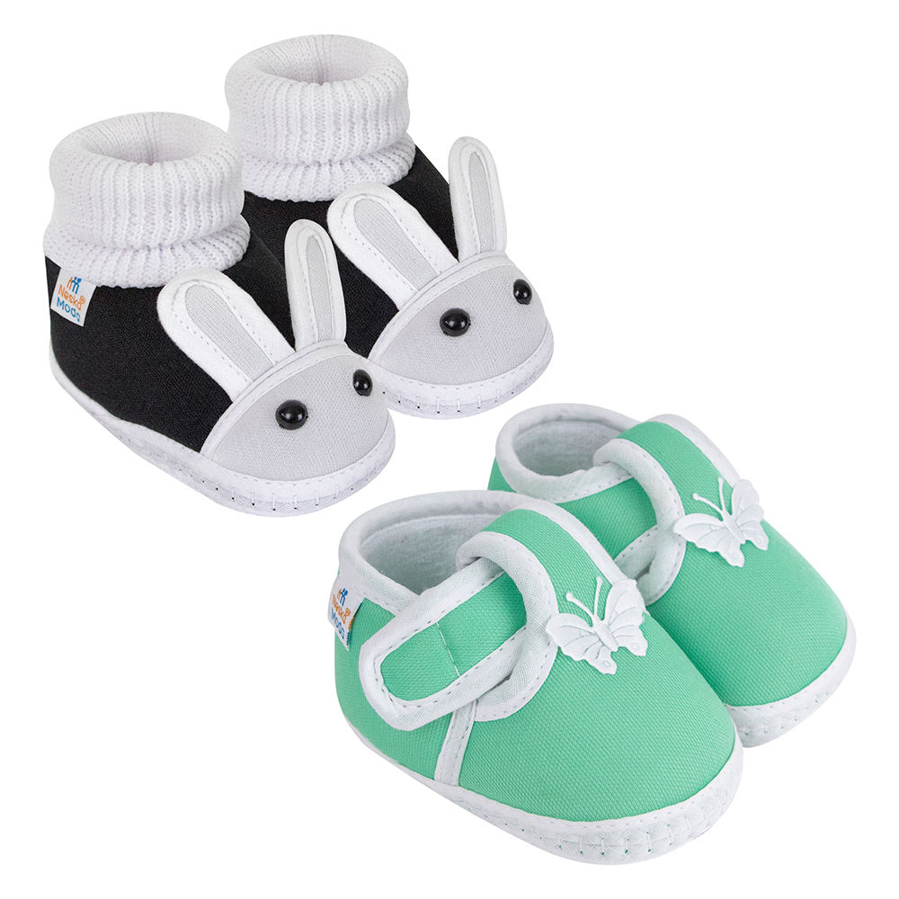 

neska moda presents baby booties for your little one these