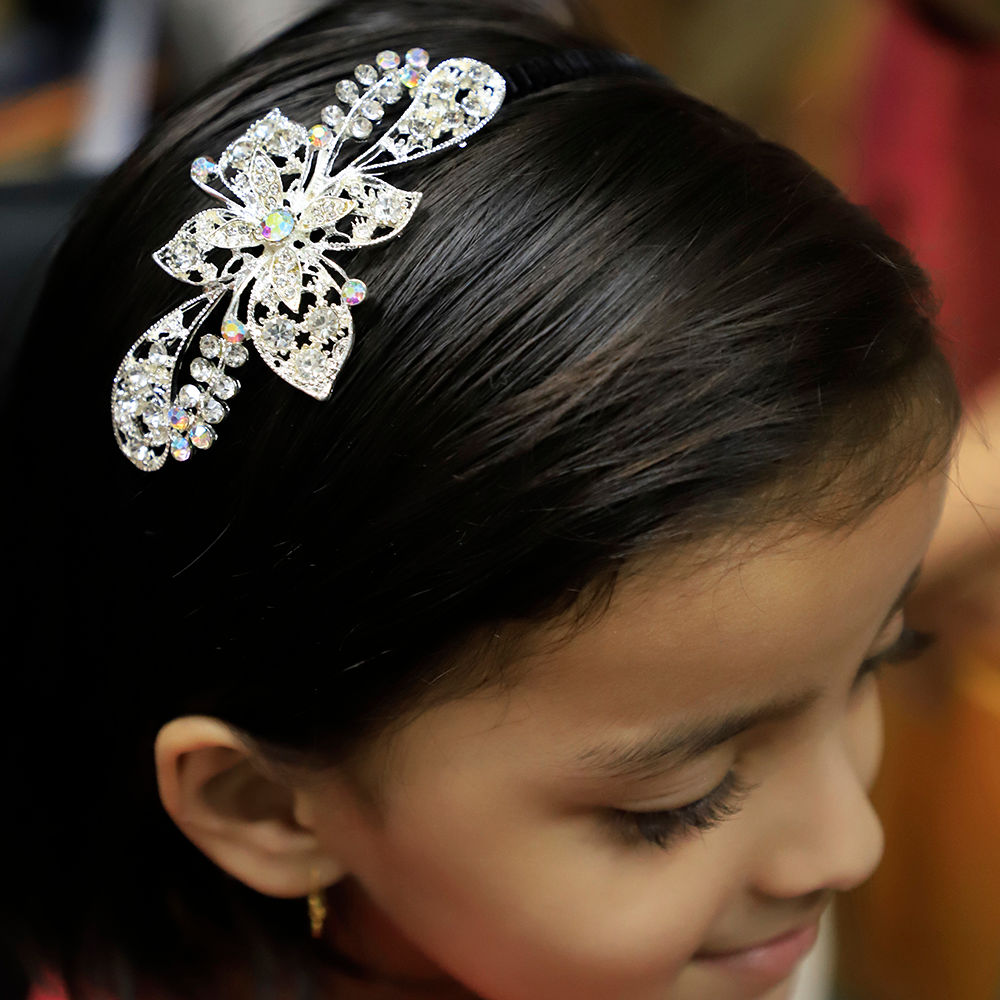 

silver tiara