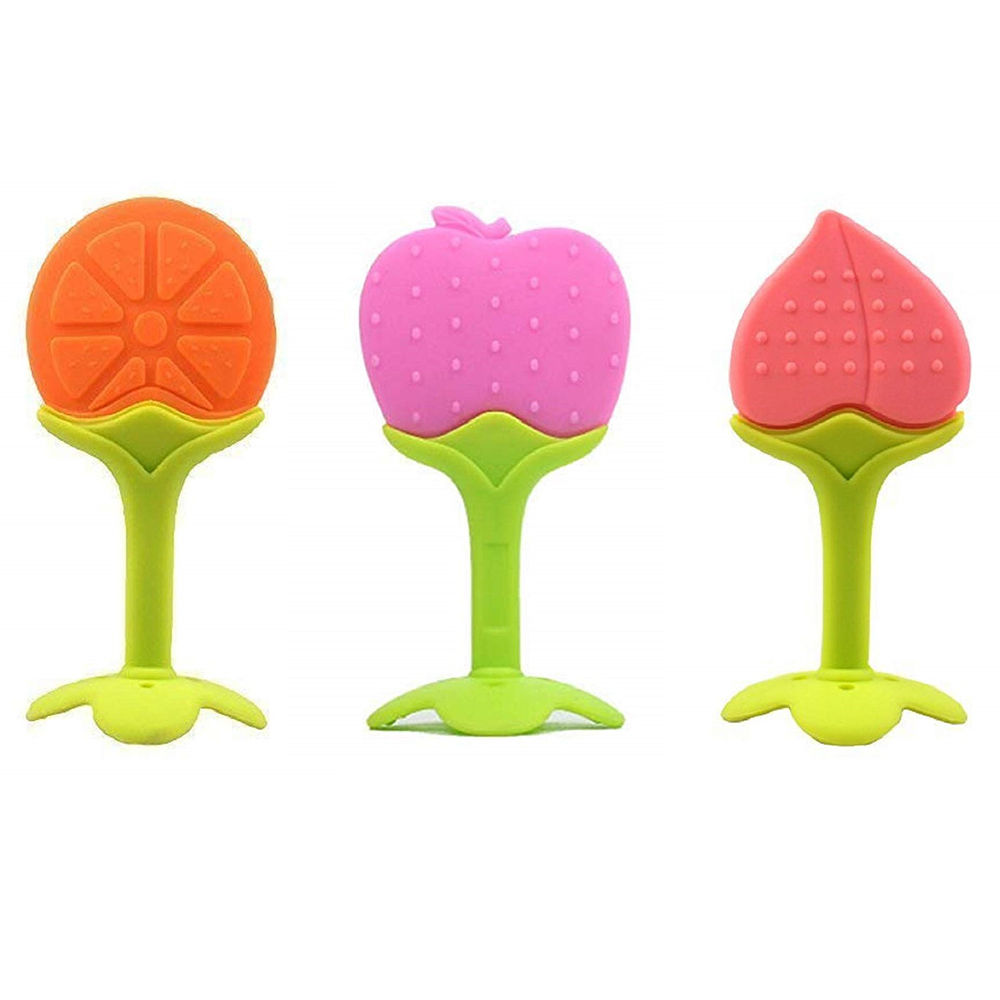 

silicone fruit shape 3 nbsp piece of teething soft sensory