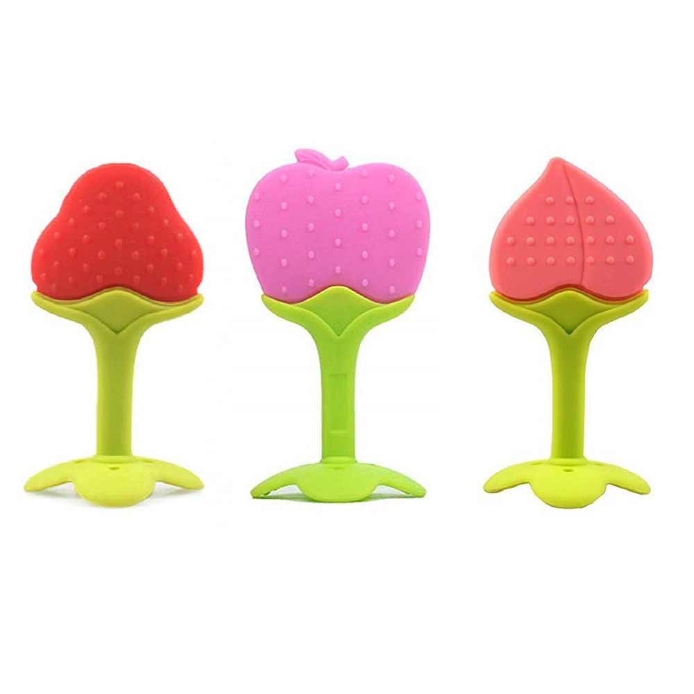 

silicone fruit shape 3 nbsp piece of teething soft sensory