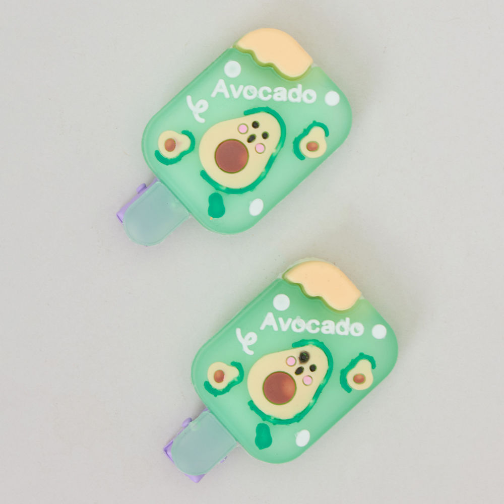 

avacado ice cream hair clips for your little girl gives