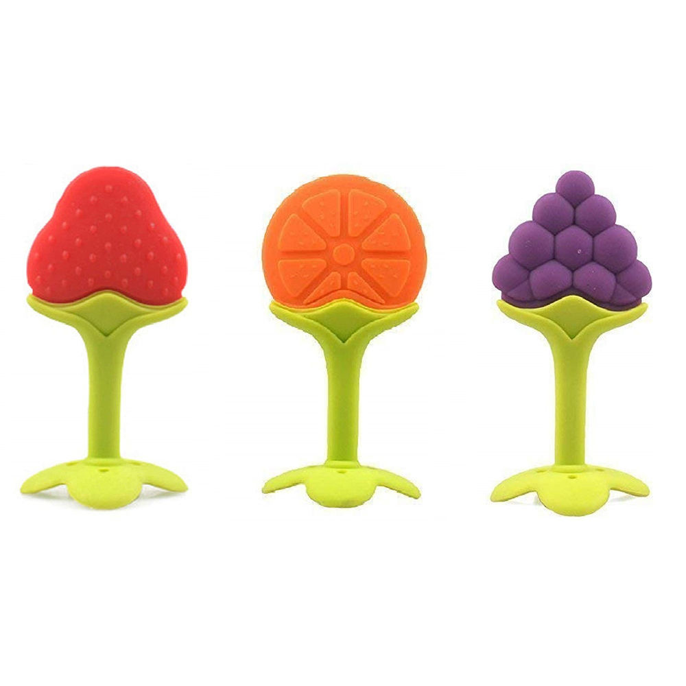 

silicone fruit shape 3 nbsp piece of teething soft sensory