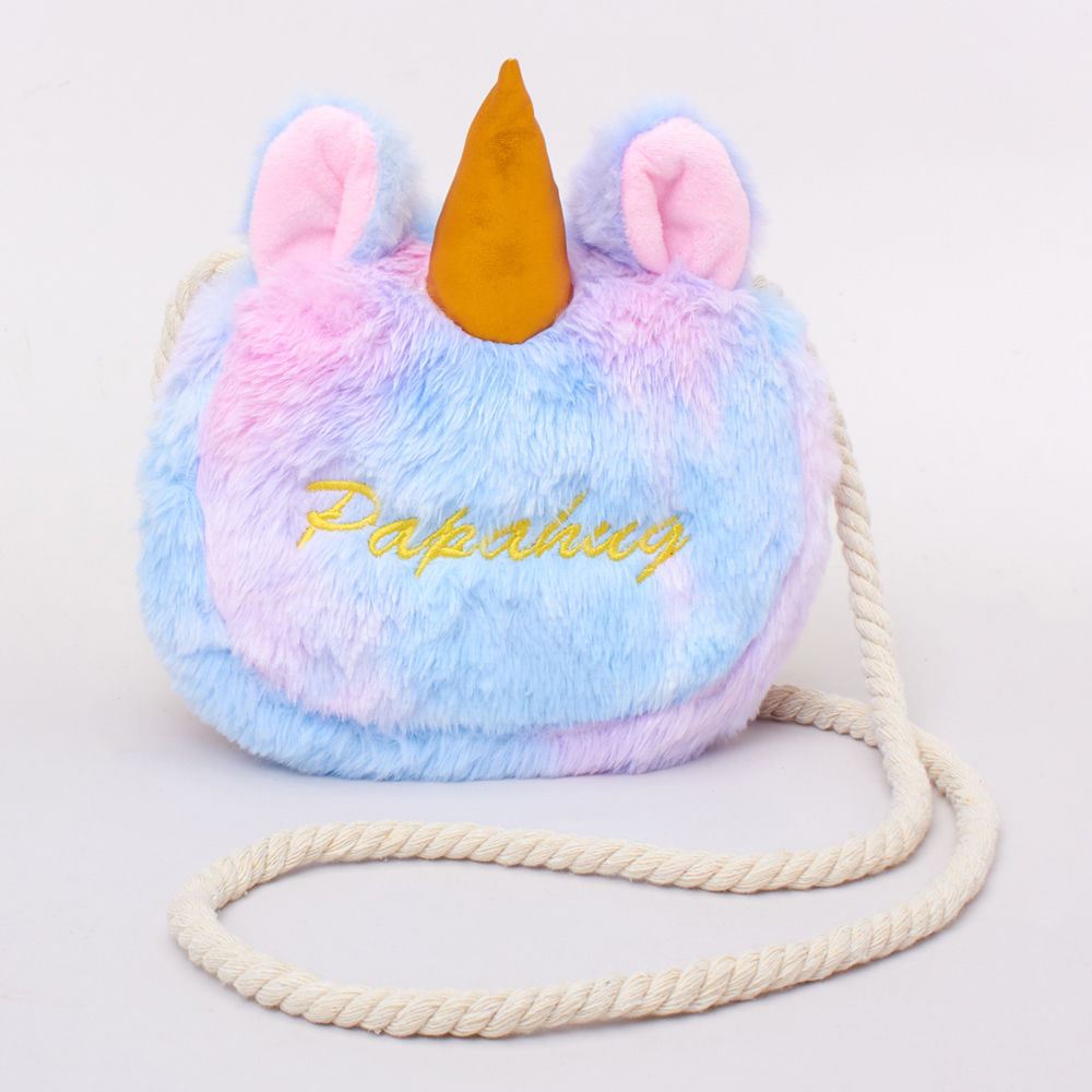 

cute unicorn plush sling bag