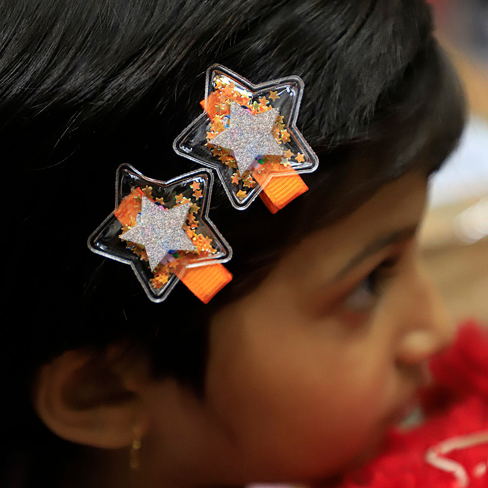 

orange star clip