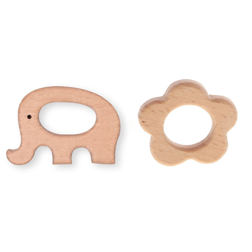 

wooden toy teether is specially designed to easy teething discomfort