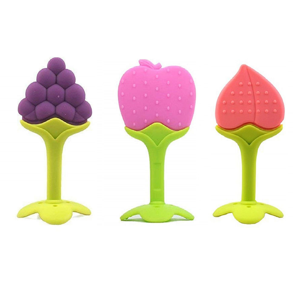 

silicone fruit shape 3 nbsp piece of teething soft sensory