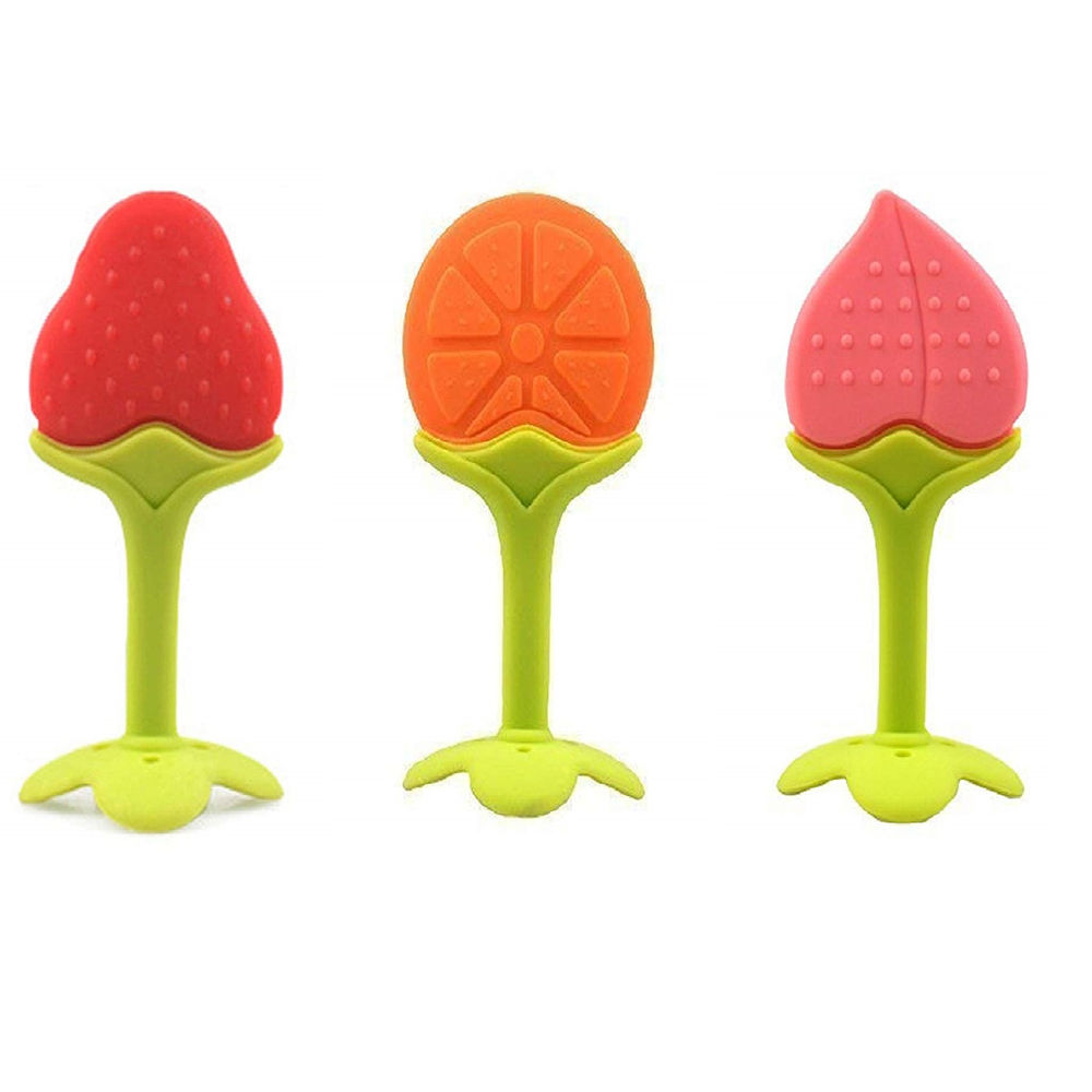 

silicone fruit shape 3 nbsp piece of teething soft sensory