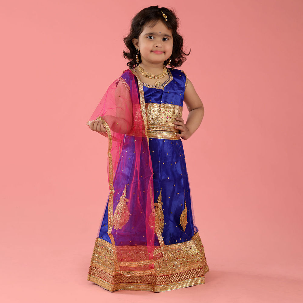 

radha lehenga choli kids fancy dress costume for girls with