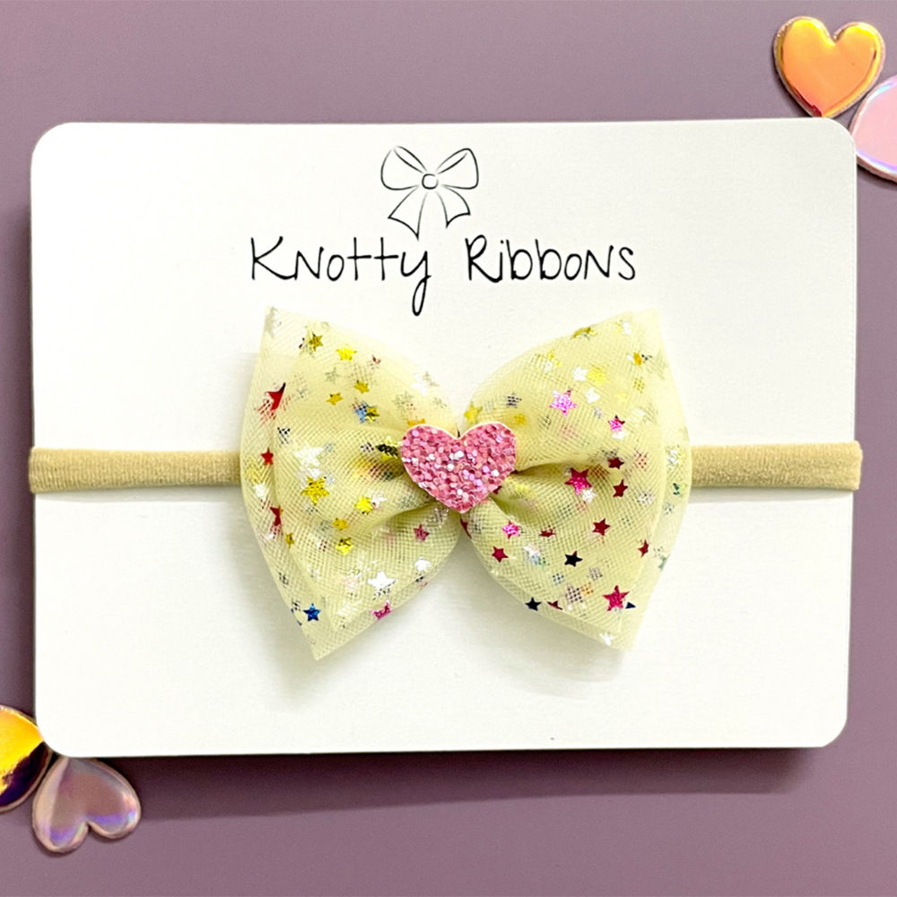 

sweet and simple handmade bows made out of a high