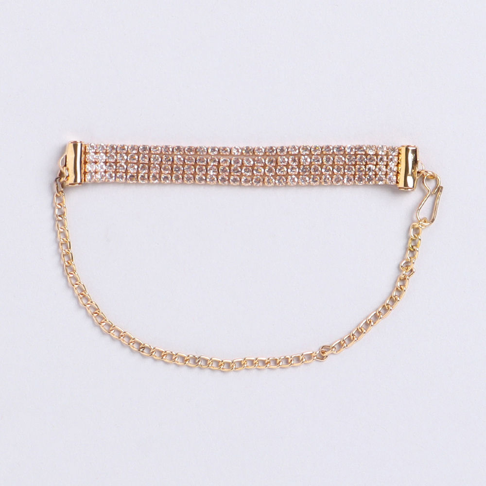 

party wear accessory includes a high quality bracelet color gold