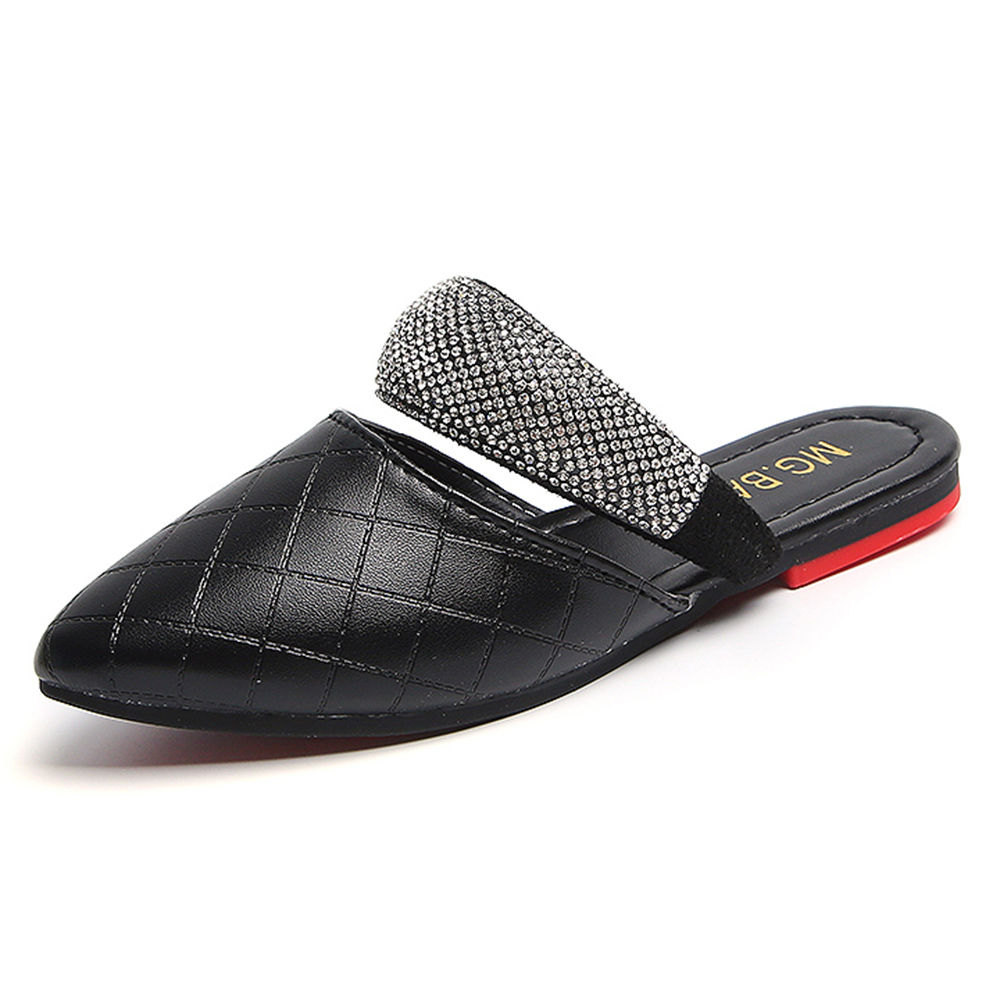 Shop Online Girls Black Sequin Embellished Flip Flops at 919