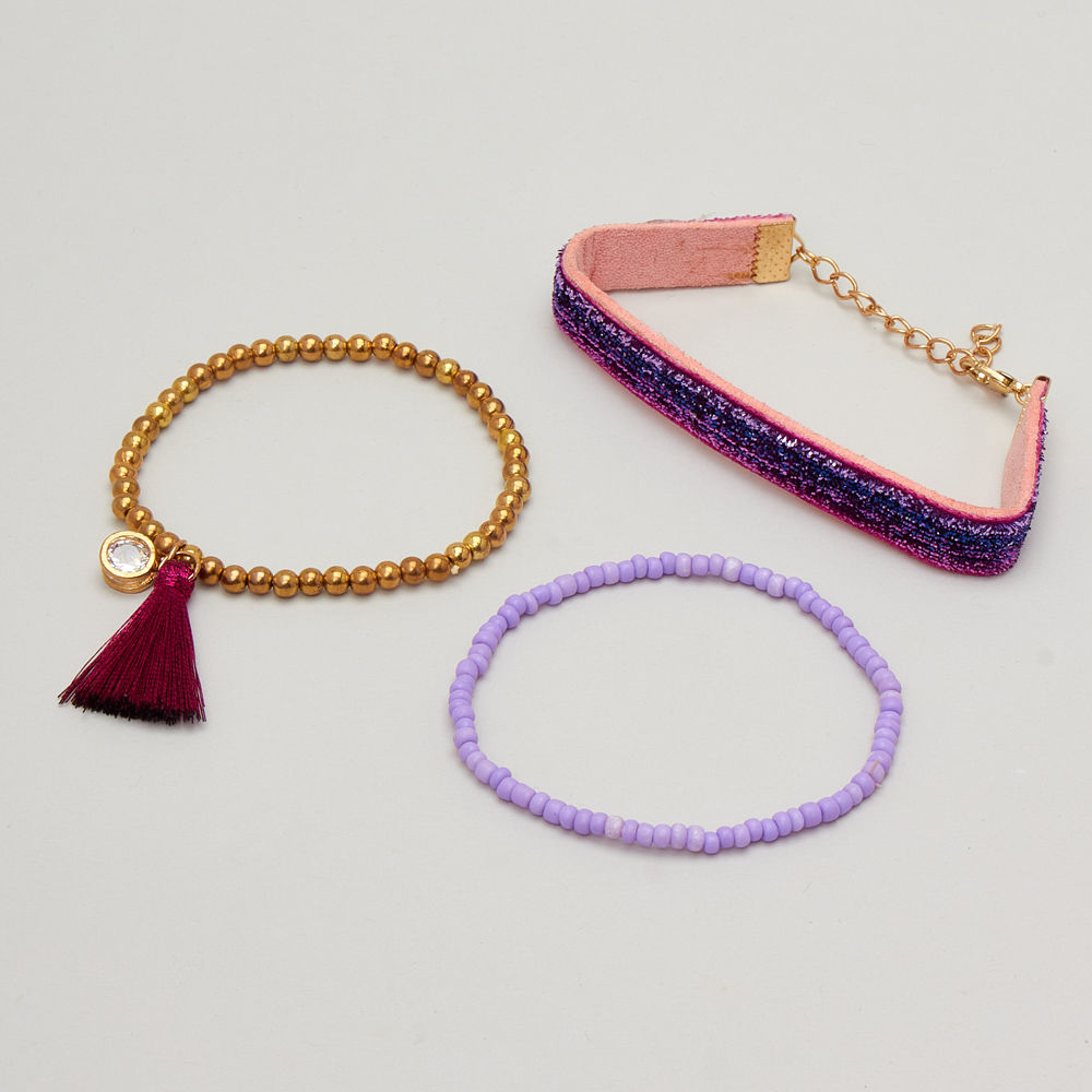 

party wear everyday wear accessory includes 3 high quality bracelets