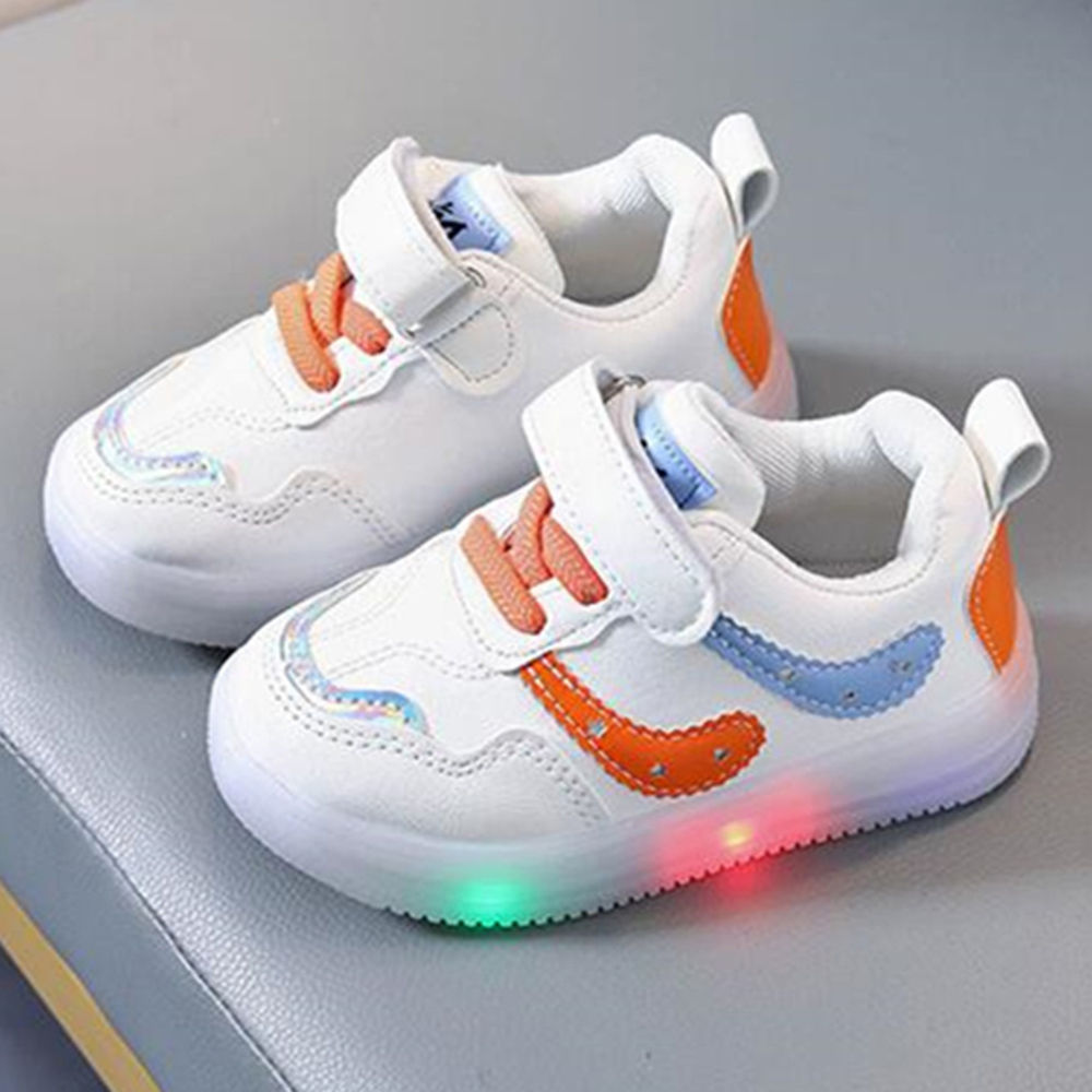 Boys 2024 orange sneakers