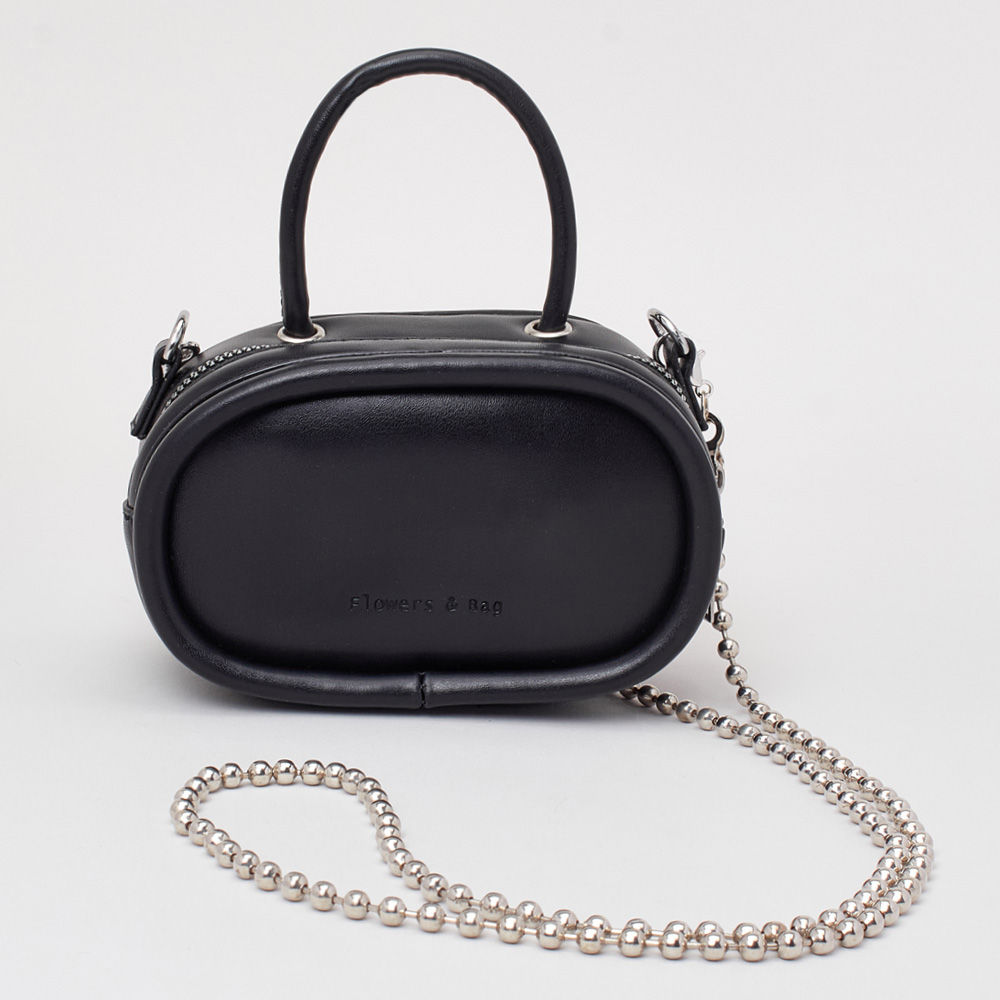 

rouns shaped stylish bag with two pockets