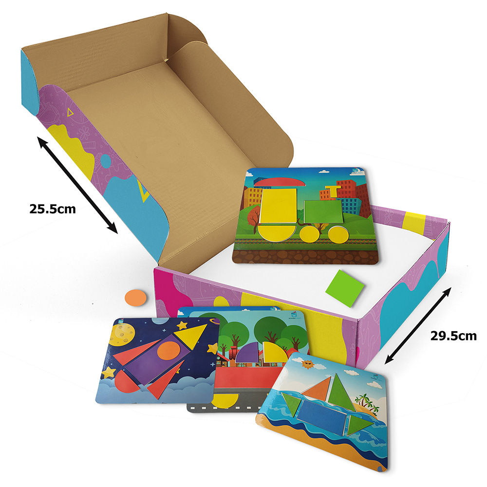 

sheets and magnetic blocks to actively learn modes of transport