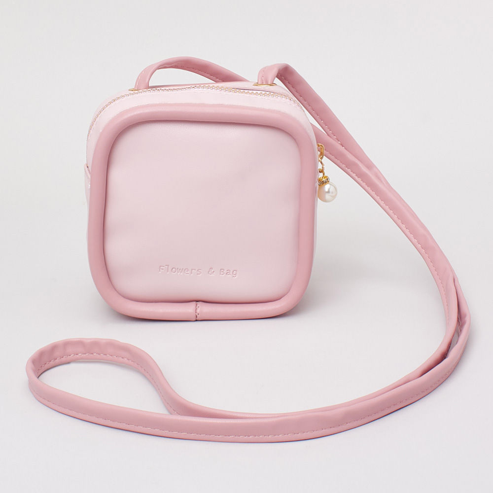 

soft colors square shaped trendy bag