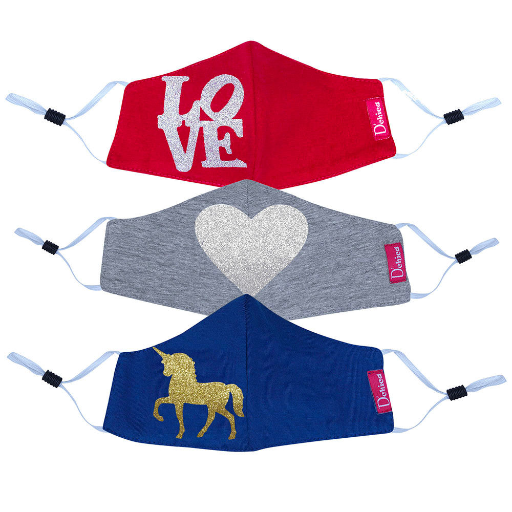 

these made in india lovingly designed cotton masks come with