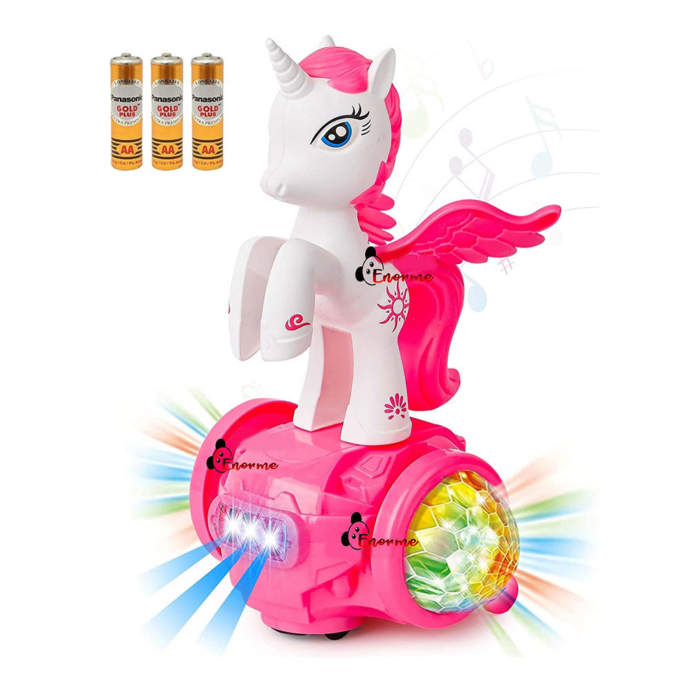 

put on a light show with this lovely horse toy