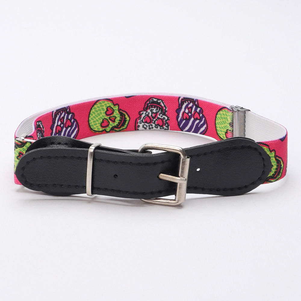 

kid o nation face printed belt pink