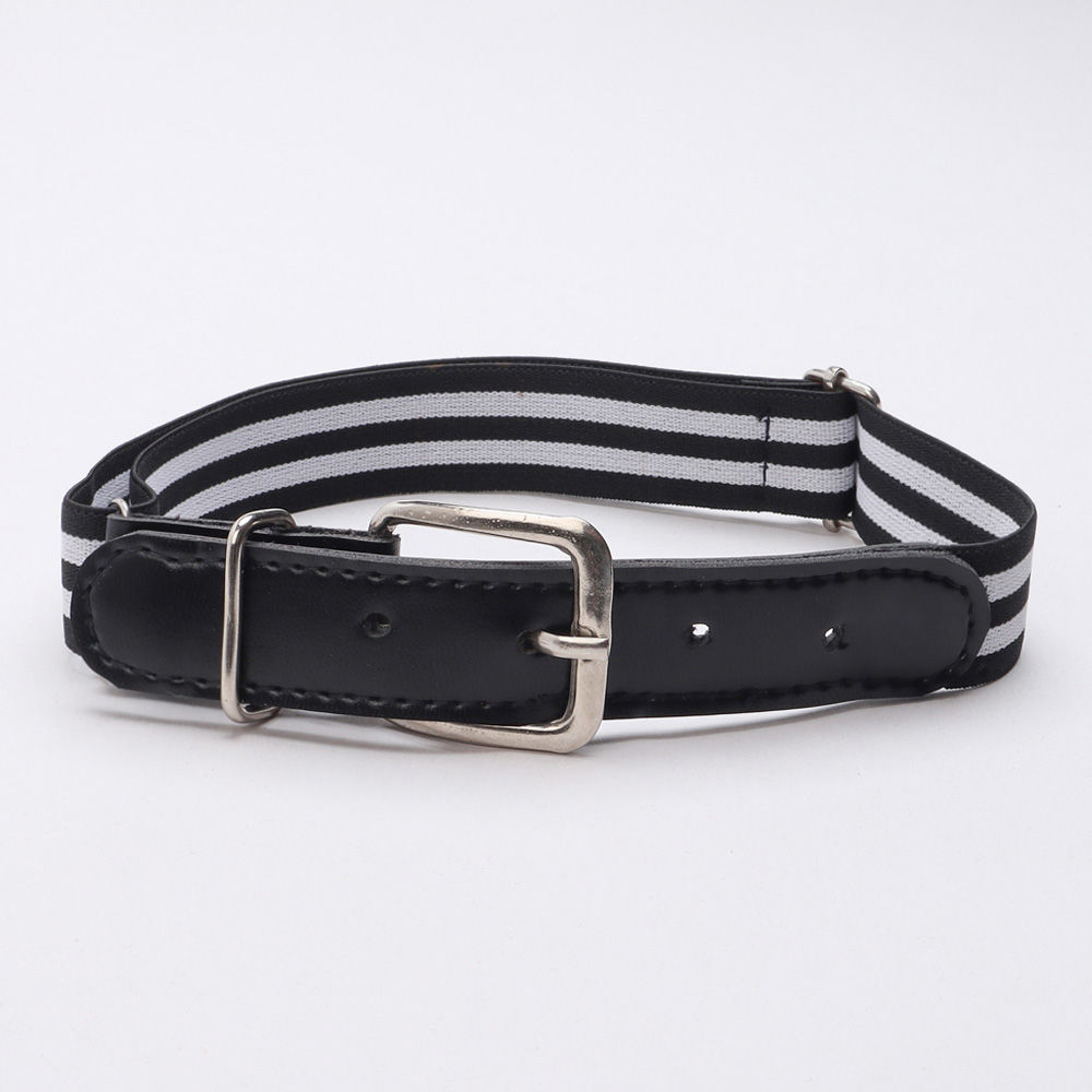 

kid o nation striped belt black white