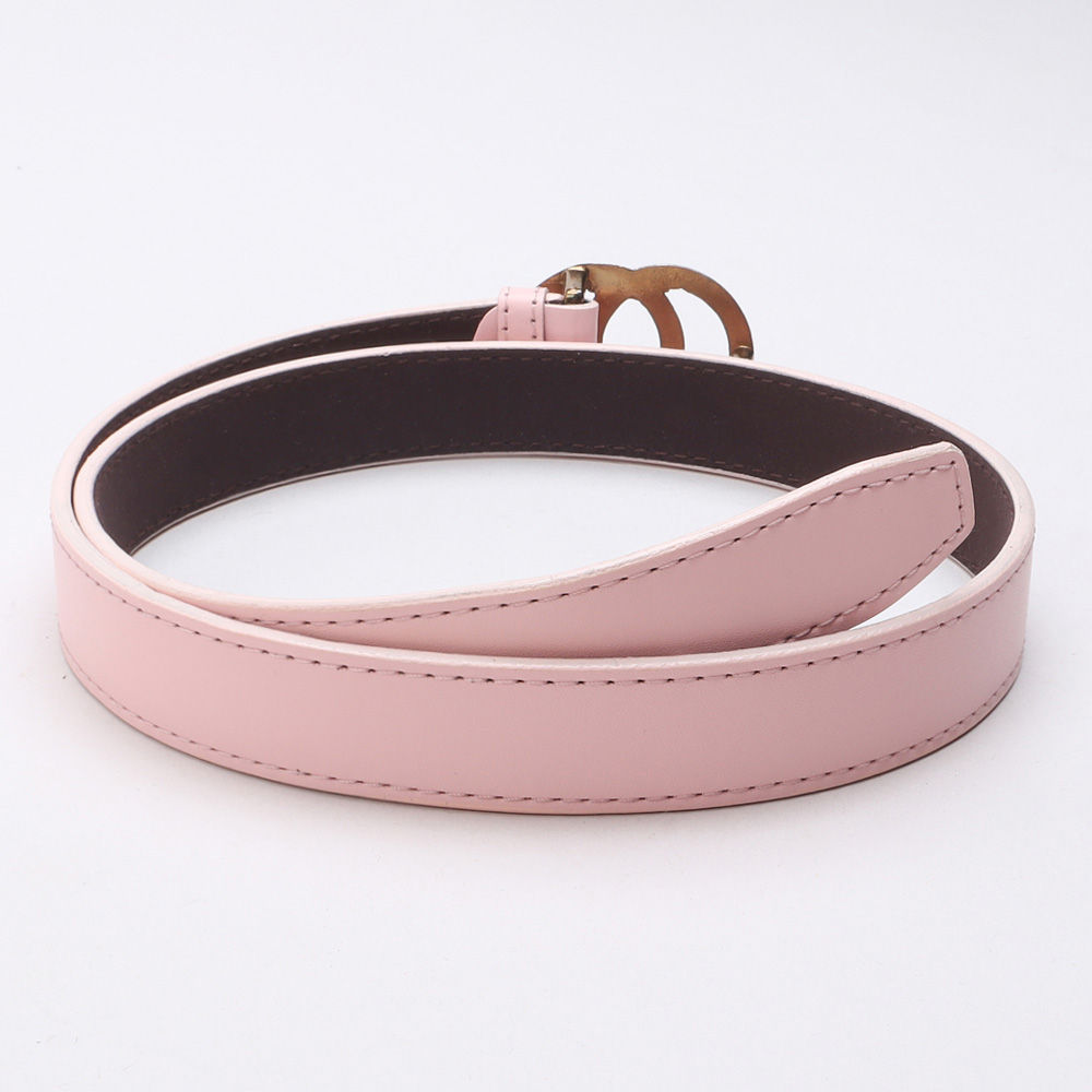 

kid o nation round buckle fancy belt light pink