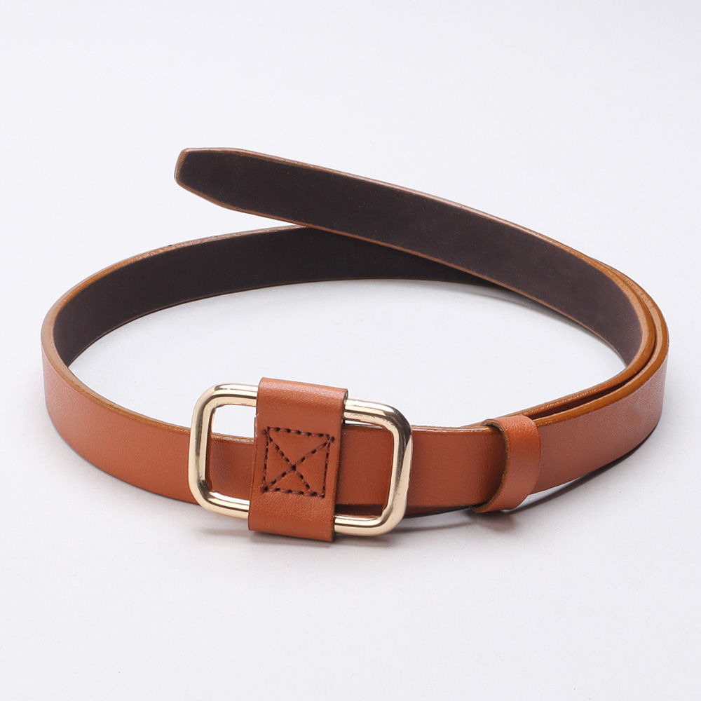 

kid o nation rectangular buckle fancy belt light brown