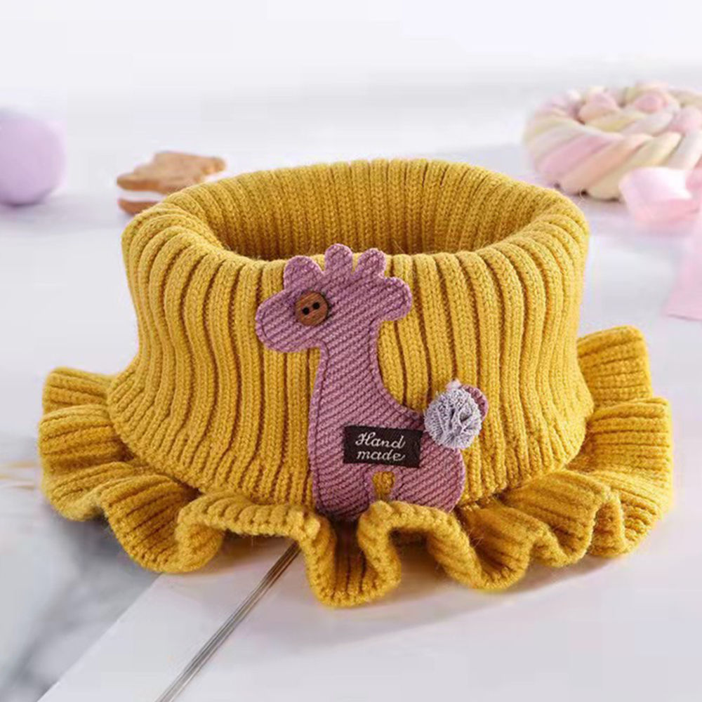 

this neck warmer can break the monotony add color to