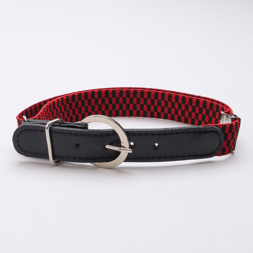 

kid o nation checkered belt red