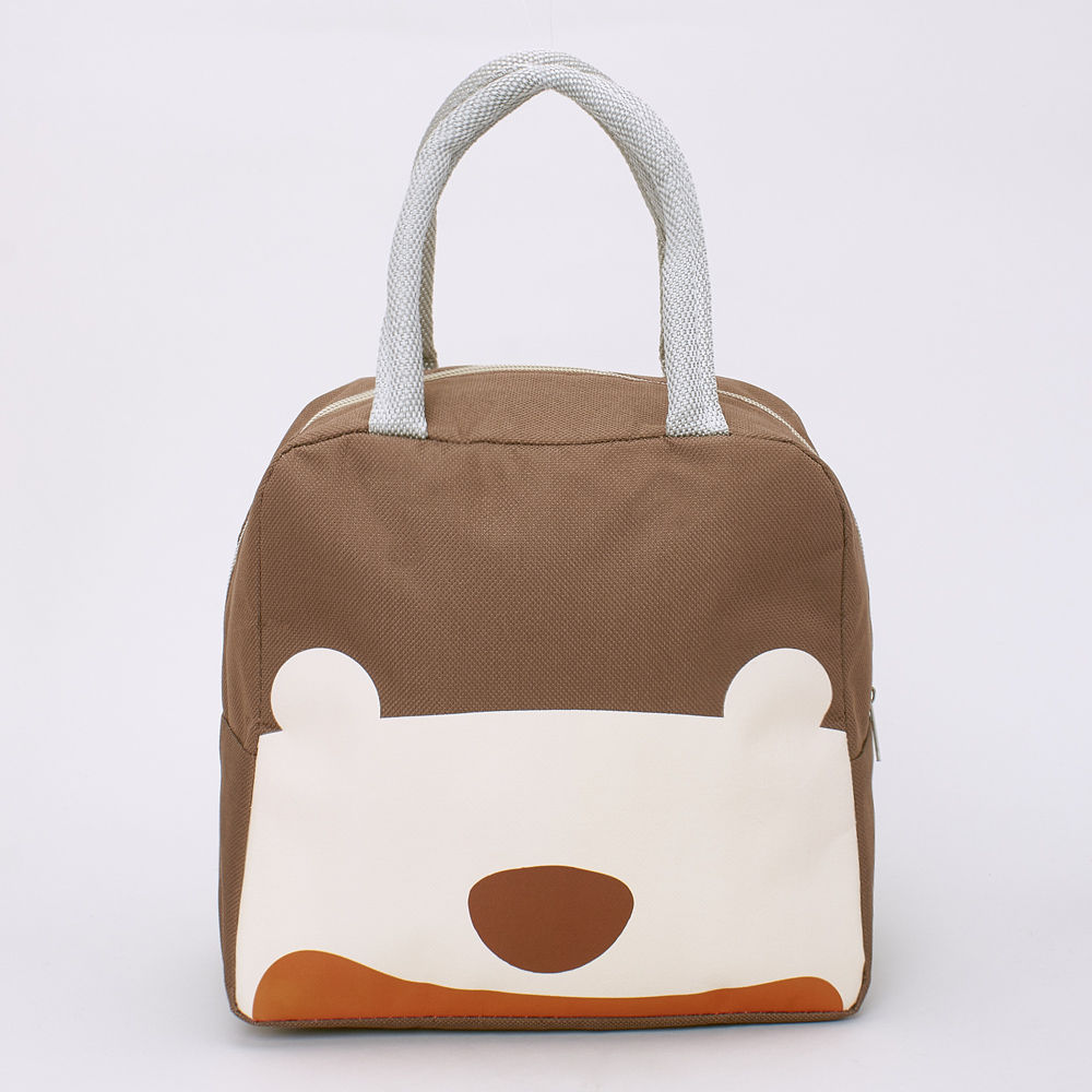 

bear face insulated tiffin bag