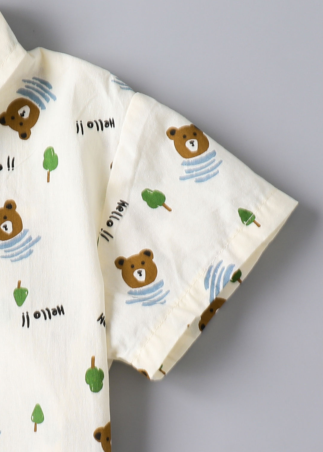 Shop Online 2-Pc Bear Printed Formal Set at ₹807