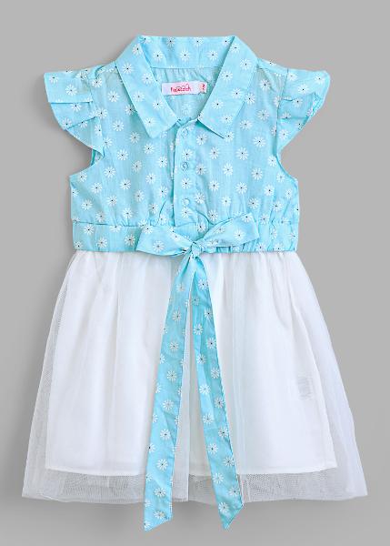 Frock Hopscotch Casual Dresses For Girl Shop Online Pure Cotton