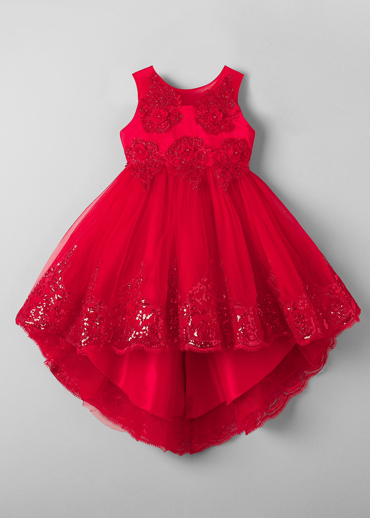 Price History of KIDDERZ Lace Applique Fit & Flare Dress from Ajio